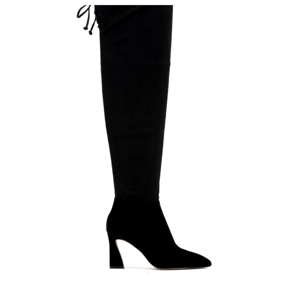 Vince Camuto Sleek Black Over the Knee Boots